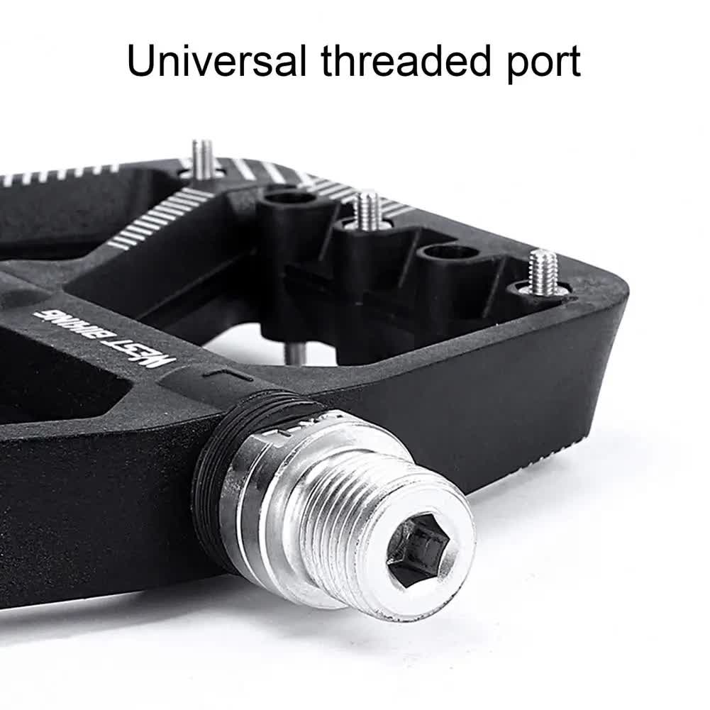 1 pair of wide pedals with non-slip surface and repair function, blue - Image 3