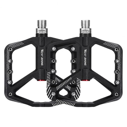 1 pair of wide pedals with non-slip surface and repair function, blue - Image 4