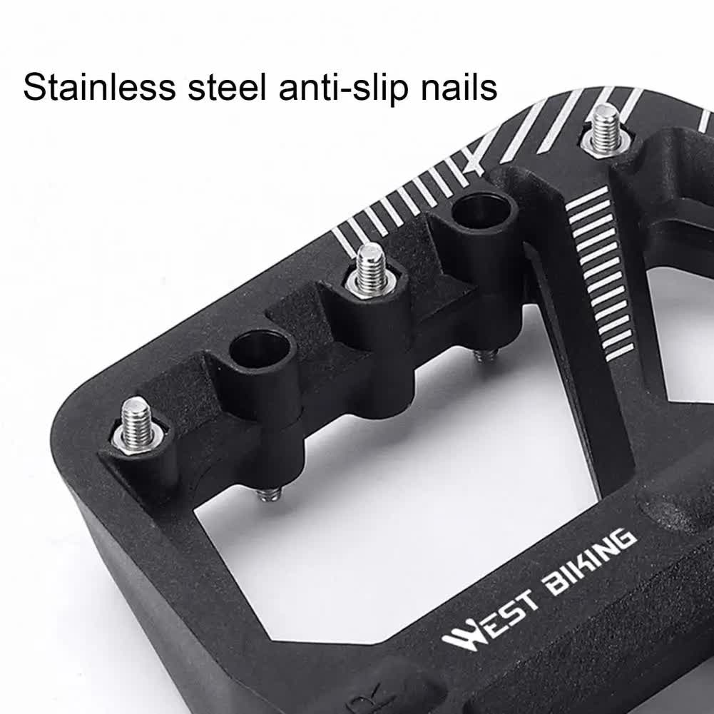 1 pair of wide pedals with non-slip surface and repair function, blue - Image 5
