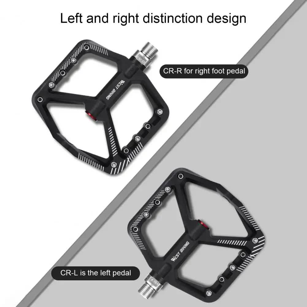 1 pair of wide pedals with non-slip surface and repair function, blue - Image 6