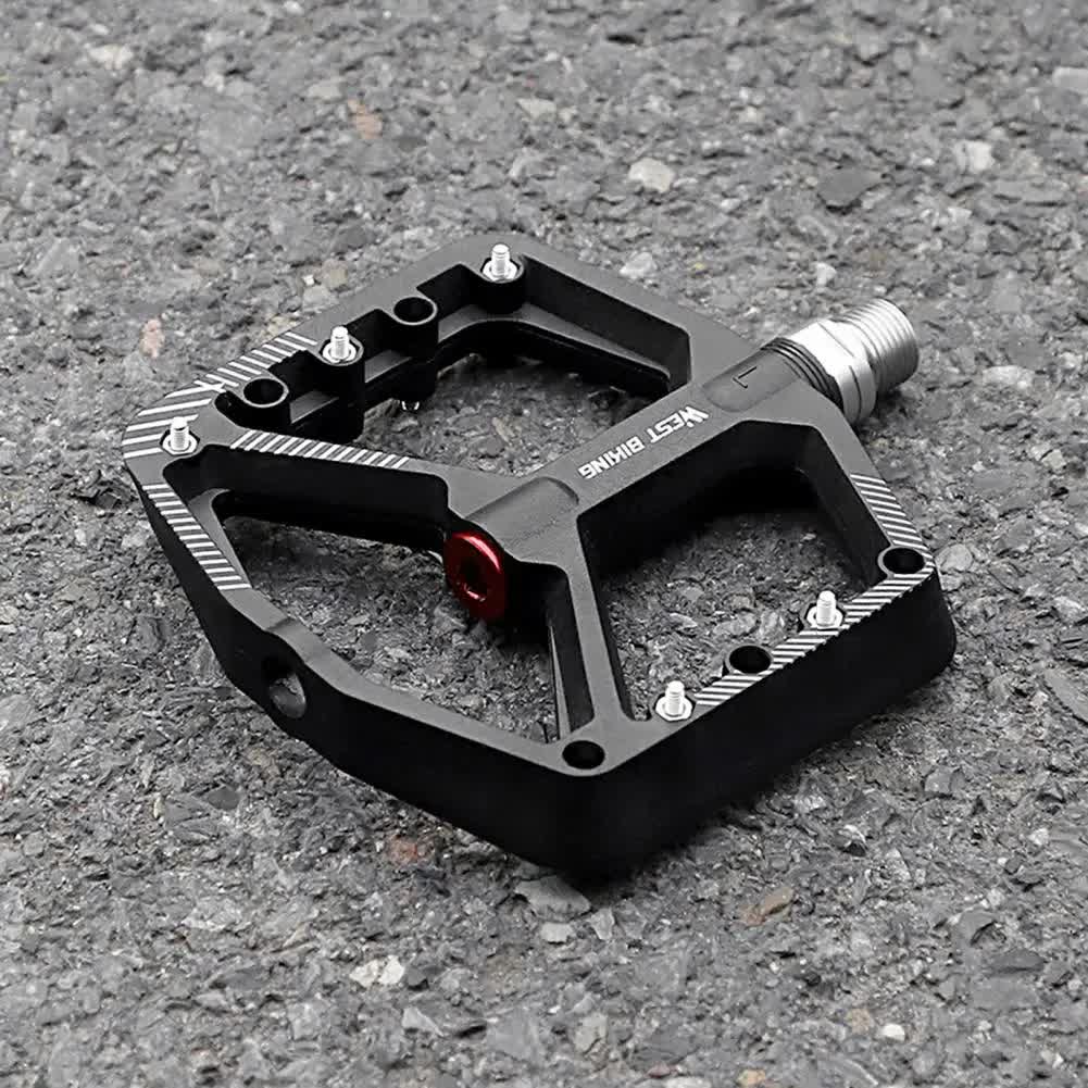 1 pair of wide pedals with non-slip surface and repair function, blue - Image 7