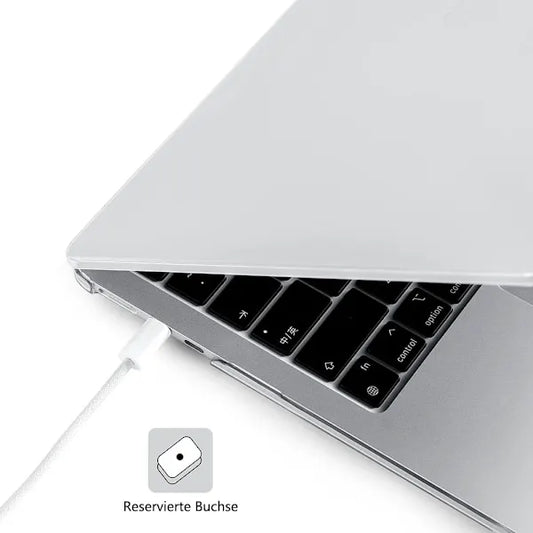 Case compatible with NEW MacBook Air 13.6 inch M2 A2681, 2022 release, ultra-thin smooth hard shell protective case, crystal clear - Image 4
