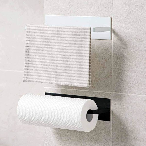Kitchen Roll Holder Wall Mount No Drill Kitchen Paper Towel Holder - Image 2