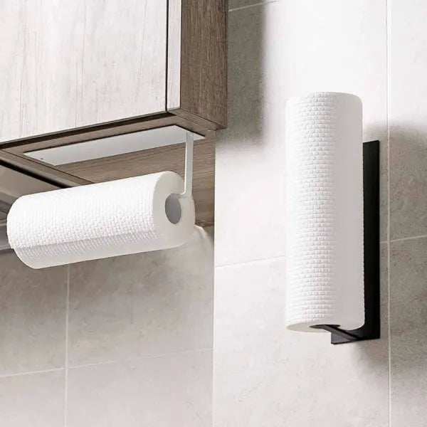 Kitchen Roll Holder Wall Mount No Drill Kitchen Paper Towel Holder - Image 4
