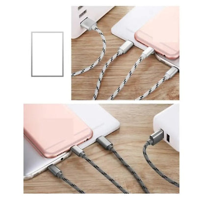 USB Type C Fast Charging Cable 2m Gray Compatible with Samsung S21 S22 S23 - Image 2