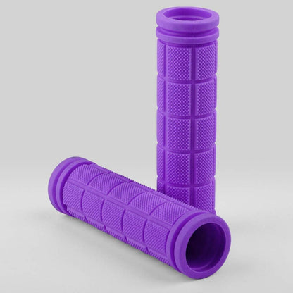 A pair of ergonomic bicycle handles in non-slip soft rubber, Purple - Image 3