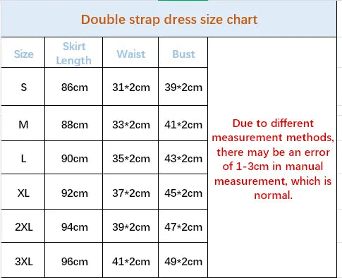 Snowflake Digital Print Dress Women Suspender Casual Dress BS - Image 2