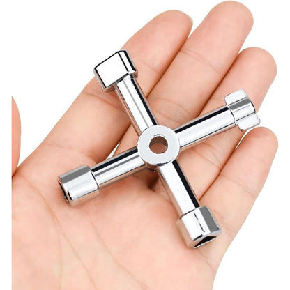 Universal Electrical Cabinet Wrench 4-in-1 for Elevators and Valves Multifunctional Tool - Image 2