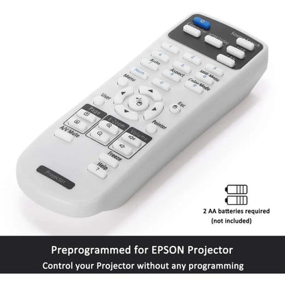 Epson Projector Remote Control Compatible with EB S02 S02H S11 S110 S11H S12 W01 W02 W12 X02 X11 X11H X12 X14 X15 420 425W 430 435W 470 475W 480 485 - Image 4