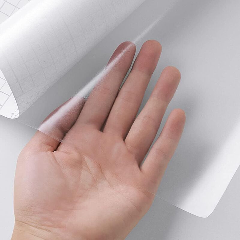 Oil-Resistant Waterproof Vinyl Roll, 45x500cm, Transparent Self-Adhesive Film for Kitchen Wall and Furniture Protection, Decorative Film - Image 3