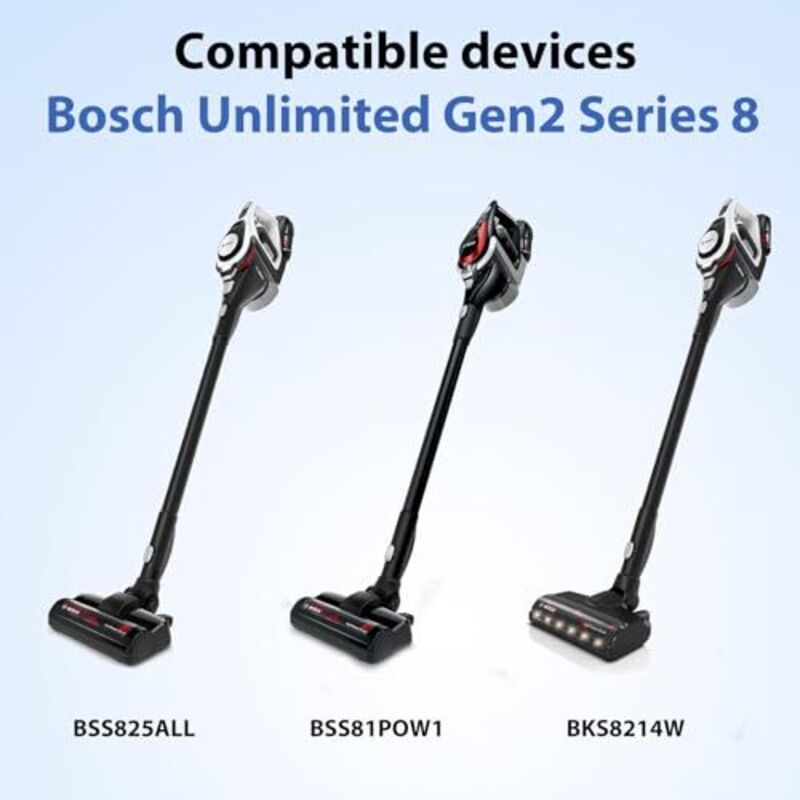 Bosch Unlimited Gen2 Series 8 Vacuum Replacement Filter 2-Pack Compatible with BKS8214W BSS825ALL - Image 3