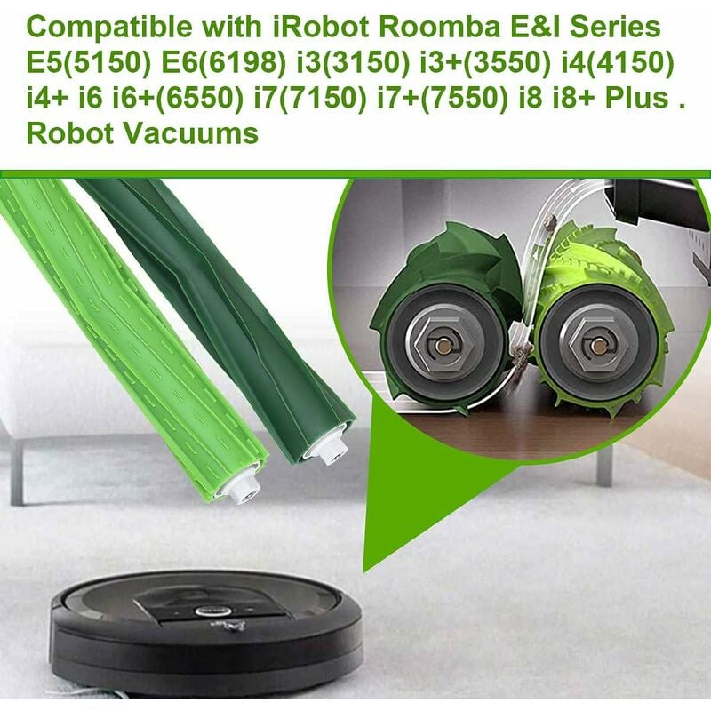 Compatible with iRobot Roomba E5 E6 i7 i8 i6 i4 Multi-Surface Rubber Brushes Vacuum Cleaner Accessories - Image 5