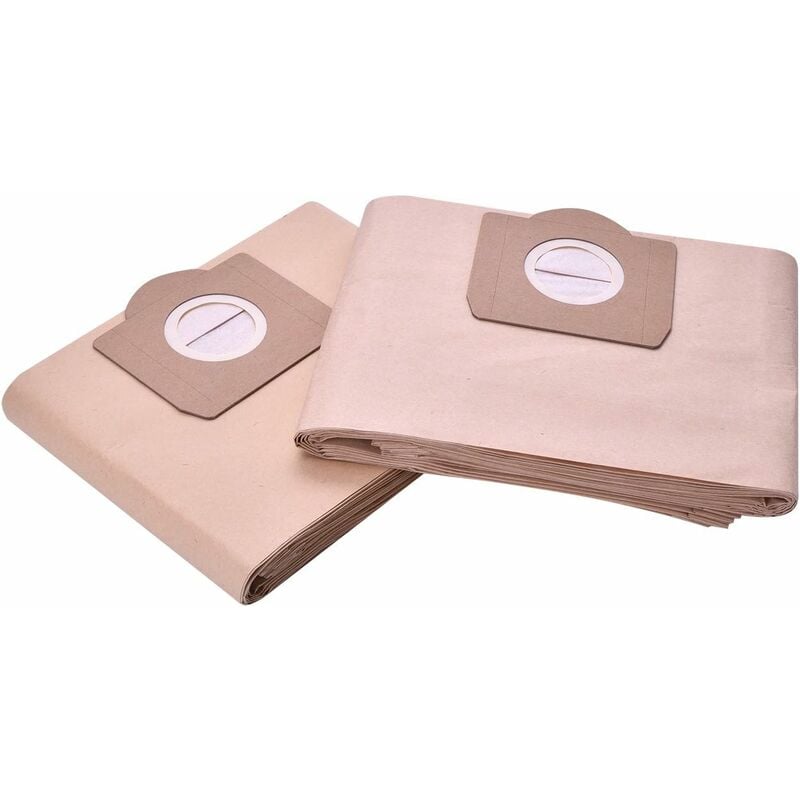 Karcher WD3 WD3P Wet and Dry Vacuum Cleaner Bags 10-Pack 6.959-130.0 A 2201/2204/2504 Replacement Paper Vacuum Bags - Image 2