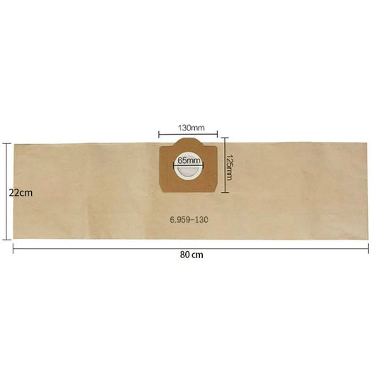 Karcher WD3 WD3P Wet and Dry Vacuum Cleaner Bags 10-Pack 6.959-130.0 A 2201/2204/2504 Replacement Paper Vacuum Bags - Image 4