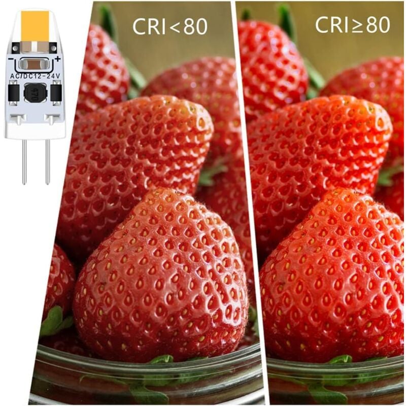 G4 LED Bulbs Warm White 3000K Dimmable 2W 12V-24V AC/DC 10-pack Replacement Compatible with Halogen Bulbs - Image 4