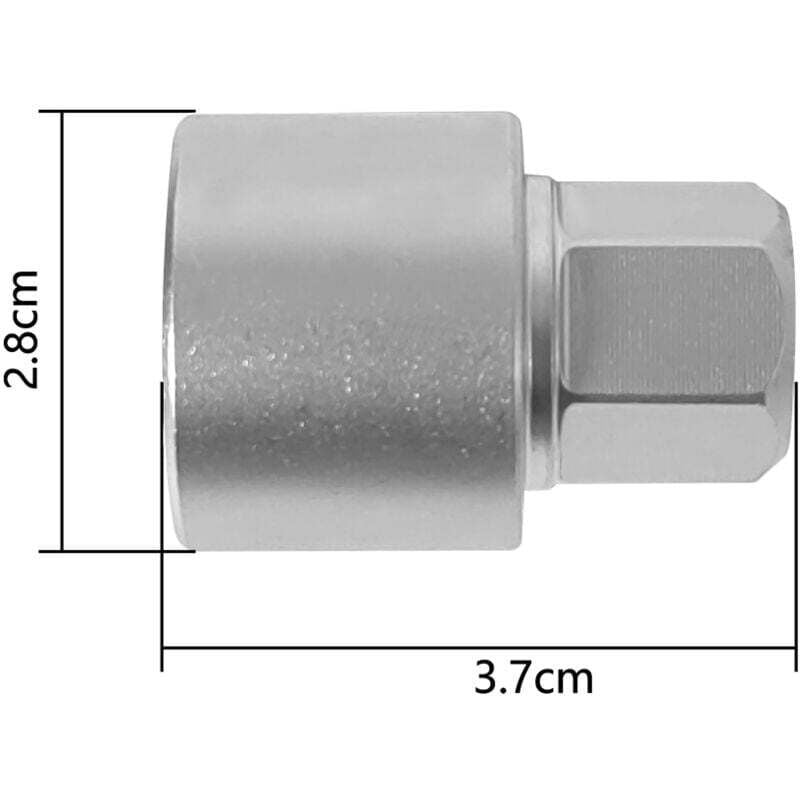 Security Wheel Nut Wrench 17mm for Audi A6 A3 A4 A5 TT - Image 3