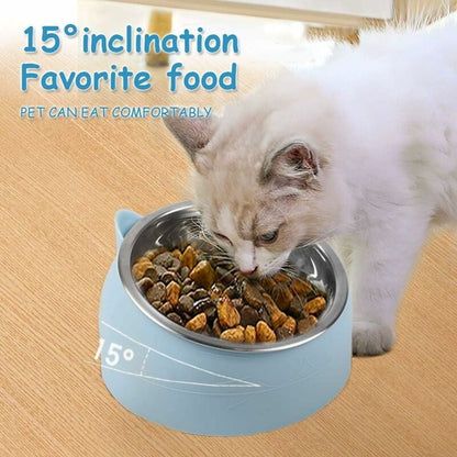 Raised Tilting Cat Bowl 200ml Removable Stand for Cats and Dogs - Image 3