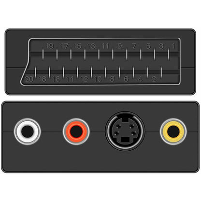 Scart to RCA Cable Male 1.5m Audio Video Adapter Compatible with TV DVD VCR - Image 3
