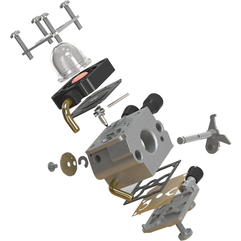 Stihl FS38 FS45 FS46 FS55 FS74 FS75 FS80 FS85 KM55 HL45 Lawn Mower Carburetor Kit with Gaskets Primer Bulbs Spark Plugs - Image 4