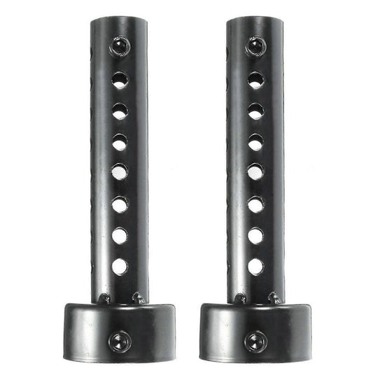 2x Universal Motorcycle Exhaust Pipe Silencer Db Killer 48mm Black