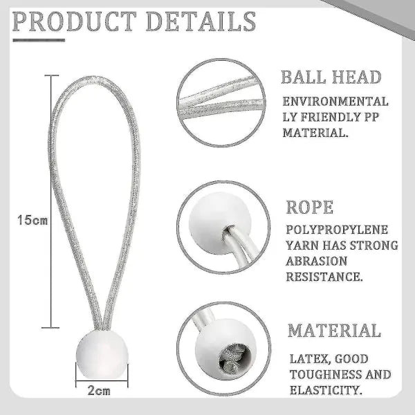 Rubber Straps with Buckle 50 Pack for Tents Marquees Banners Tarpaulins - Image 4