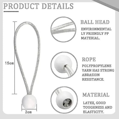 Rubber Straps with Buckle 50 Pack for Tents Marquees Banners Tarpaulins - Image 4