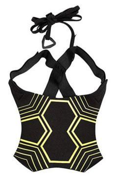 Elastic Training Band for Football Yellow Black 150 - Image 5
