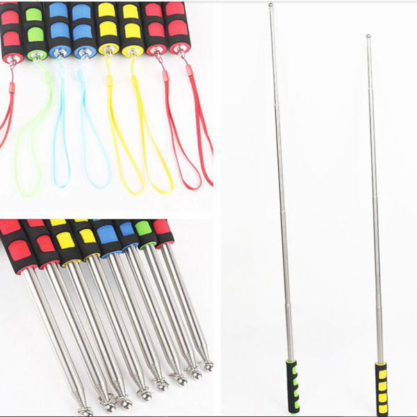 Portable Telescopic Flagpole 2m Extendable Handheld Windsock Random Color - Image 4