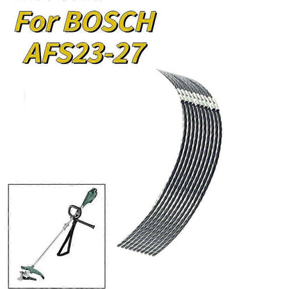 10 pcs For Bosch AFS 23-37 Lawn Mower Nylon Line Trimmer Line with Buckle F016800431 - Image 3