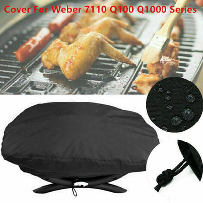 Premium grill cover - 210D Oxford fabric, waterproof, for Weber/1000 petrol, 67.1 x 44 x 32 cm - Image 2
