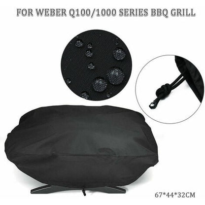 Premium grill cover - 210D Oxford fabric, waterproof, for Weber/1000 petrol, 67.1 x 44 x 32 cm - Image 5