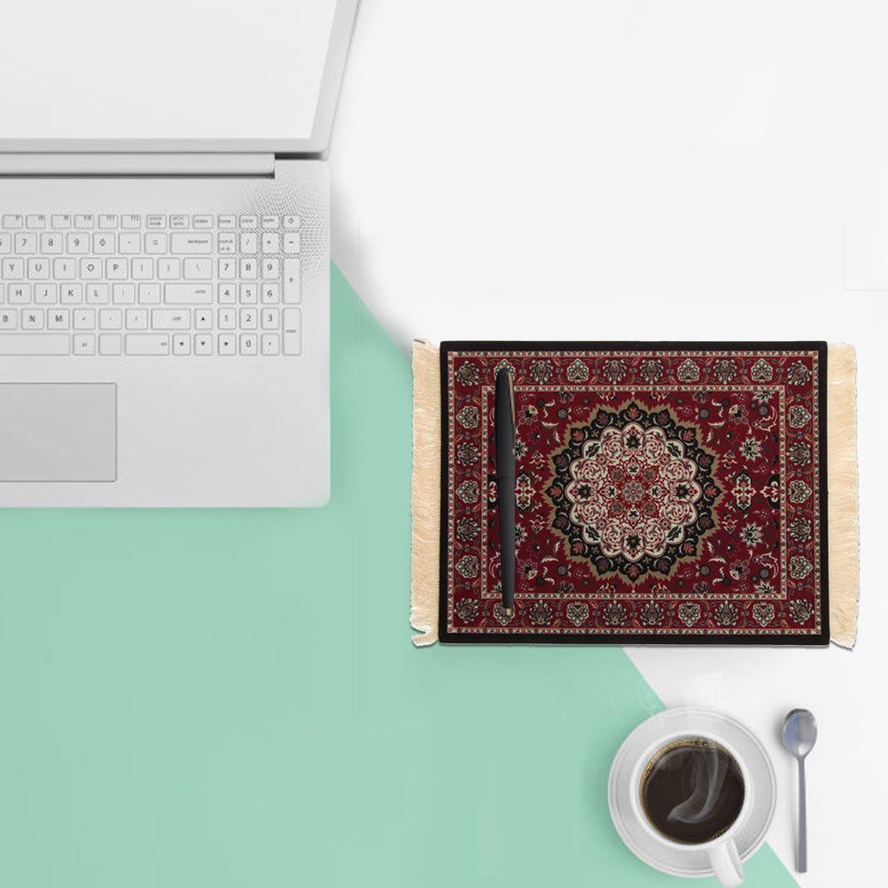 Carpet Mouse Pad Oriental Persian Carpet Computer Mouse Pad for Table Decoration - Image 2