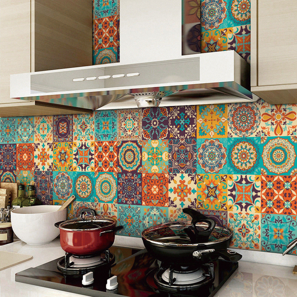 Waterproof Tile Stickers for Kitchen, Furniture, Table 15x15cm - 24 pcs - Image 2