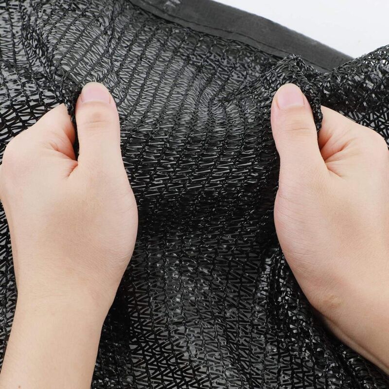 Sunshade Net 8 Brackets 85% Reinforced Thick Sun Sail, Windproof Net for Greenhouse with Eyelets, for Plant Protection/Greenhouse/Garden/Pergola (3x - Image 4