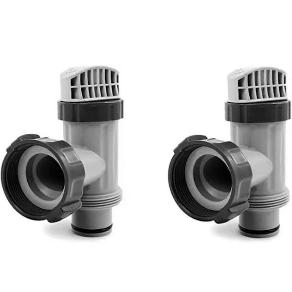 Intex 2-pack above ground valve with piston, gaskets and nuts - Image 2
