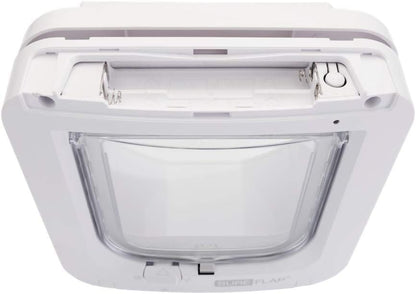 Cat Mate cat flap, white, comfortable for cats to get in and out - Image 4