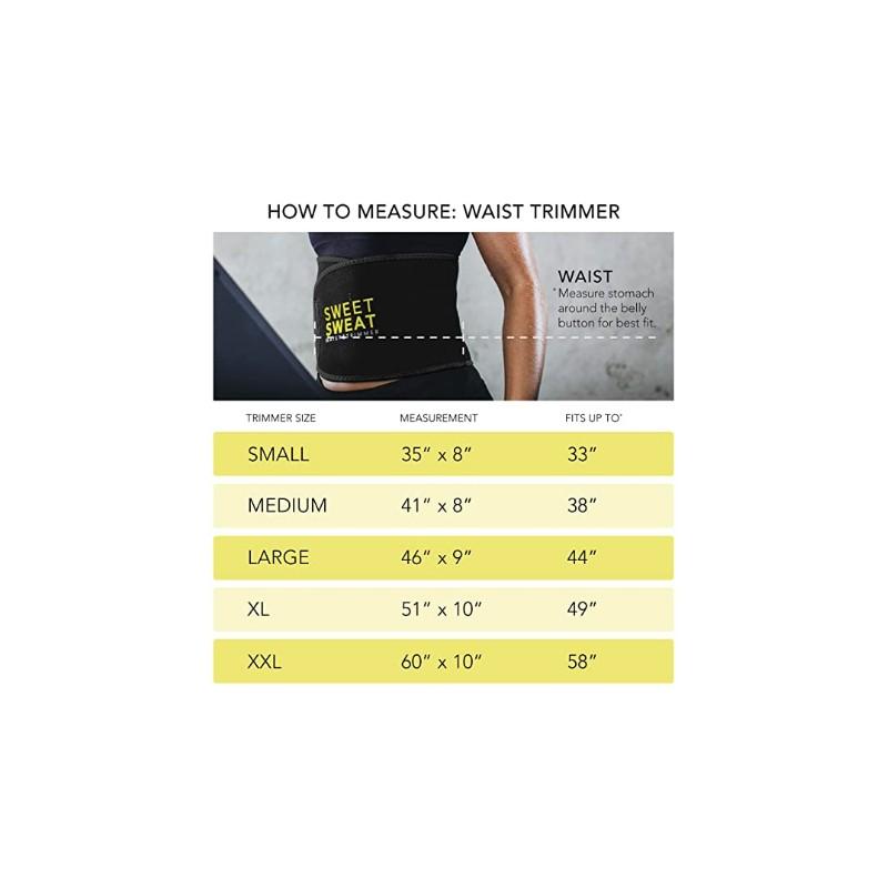 Sweat Belt Burn Belt Fitness Cardio Black XL - Image 5