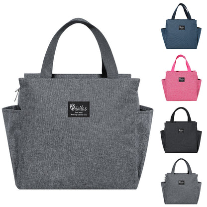 Lunch Bag for Adult Children Thick Portable Black