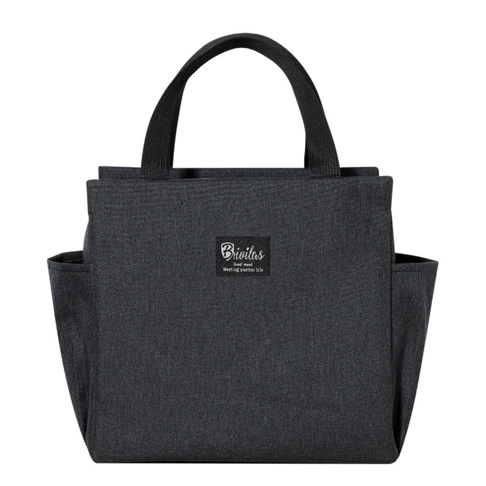 Lunch Bag for Adult Children Thick Portable Black - Image 2