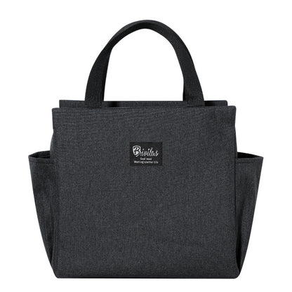Lunch Bag for Adult Children Thick Portable Black - Image 2