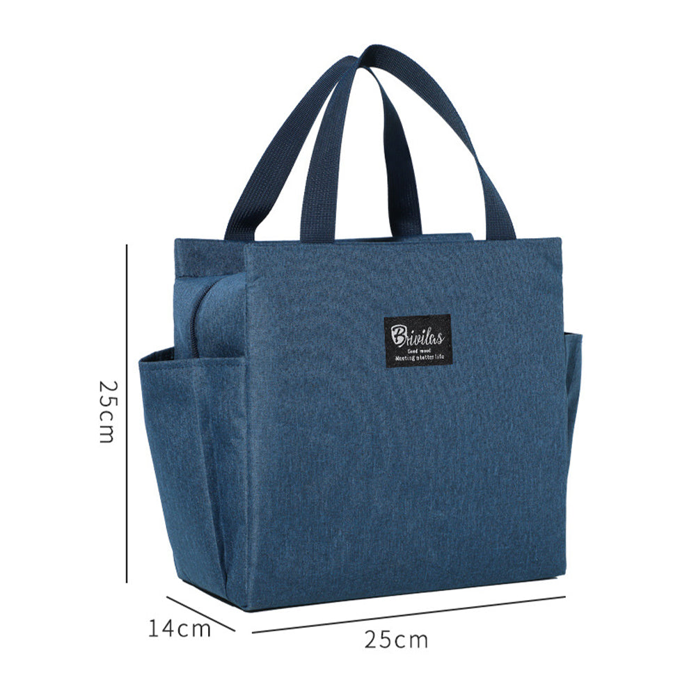 Lunch Bag for Adult Children Thick Portable Black - Image 3