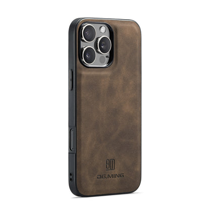 Magnetic iPhone 16 Pro Case with Card Pocket Compatible with iPhone 16 Pro Coffee Color - Image 9