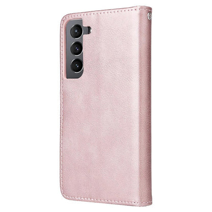 Compatible withSamsung S22 Magnetic 2-in-1 Phone Case Wallet Pink Pink Gold - Image 5