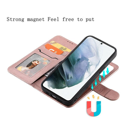 Compatible withSamsung S22 Magnetic 2-in-1 Phone Case Wallet Pink Pink Gold - Image 9