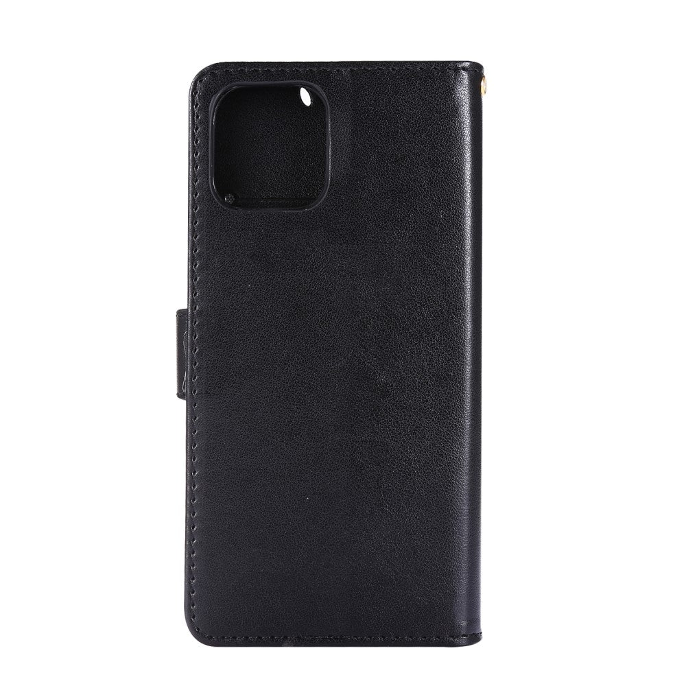iPhone 12 / 12 Pro Floral Case Black, Compatible with iPhone - Image 2