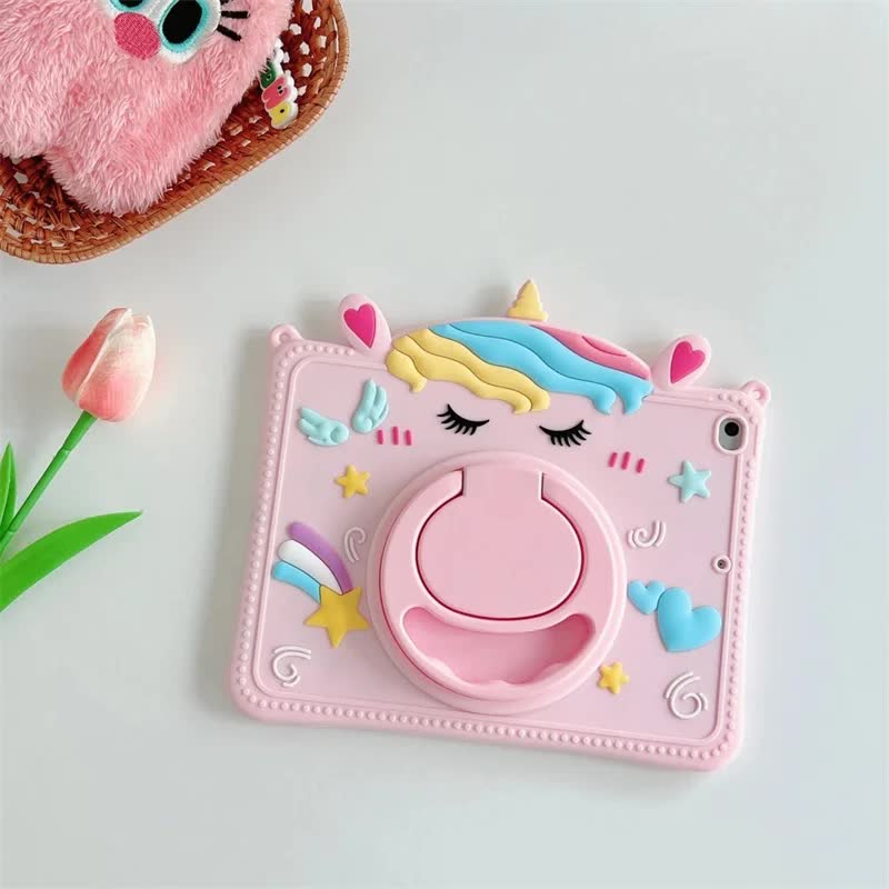Compatible with Samsung Galaxy Tab S6 Tab A7 Lite A8 A9 Plus 11 inch Kids Unicorn Silicone Protective Case Samsung - Image 2