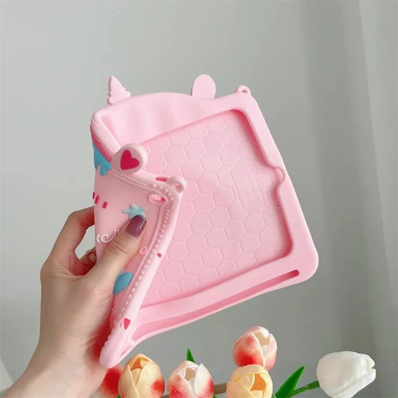 Compatible with Samsung Galaxy Tab S6 Tab A7 Lite A8 A9 Plus 11 inch Kids Unicorn Silicone Protective Case Samsung - Image 4