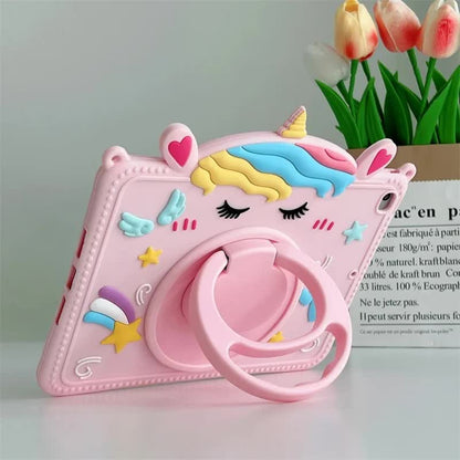 Compatible with Samsung Galaxy Tab S6 Tab A7 Lite A8 A9 Plus 11 inch Kids Unicorn Silicone Protective Case Samsung - Image 5