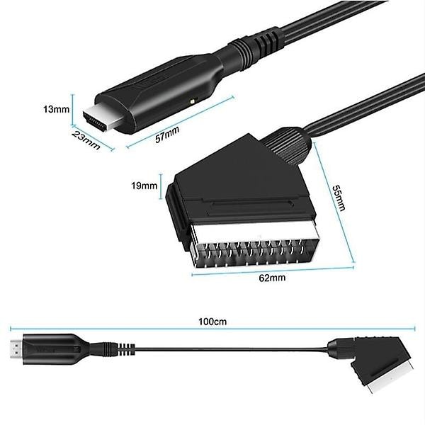 Scart to HDMI Converter All-in-One Adapter 1080P - Image 2