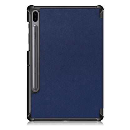 Compatible with Samsung Galaxy Tab S6 Leather Case with Three Flaps - Protective Cover Samsung - Image 6